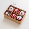 INS Snowflake Christmas Tree Decorative Ball Wool Felt DIY Material Small Pendant Christmas Decorations Holiday Atmosphere Props