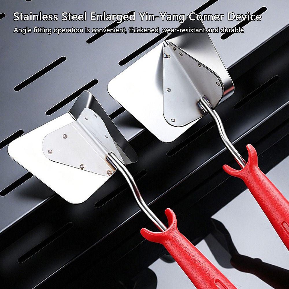 Wear Resistant Corner Trowel Stainless Steel Drywall Finisher Plaster Finishing