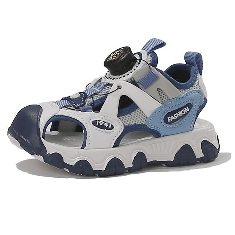 Lightweight Kids Shoes Children Girls Boys Sandals Children Beach Sandals New Non-slip Soft Bottom Breathable Boys Shoes 26 зелёный