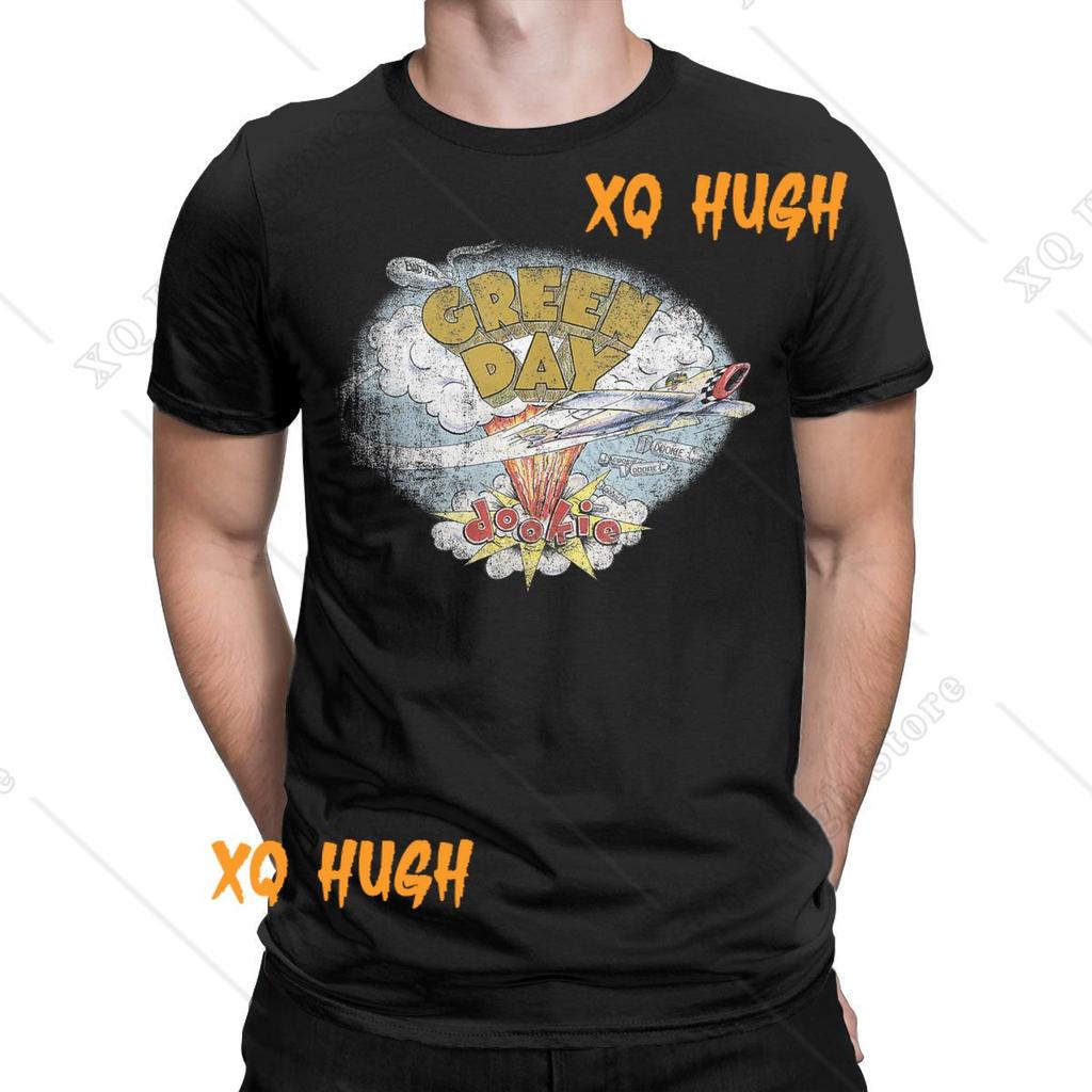 Men Green Days T-Shirtler Fresh Dookie Saviors Hip Hop Hayranları Hediye %100 Pamuk Üstler Kısa Kollu Yuvarlak Yaka Tişört Büyük Beden Tişört