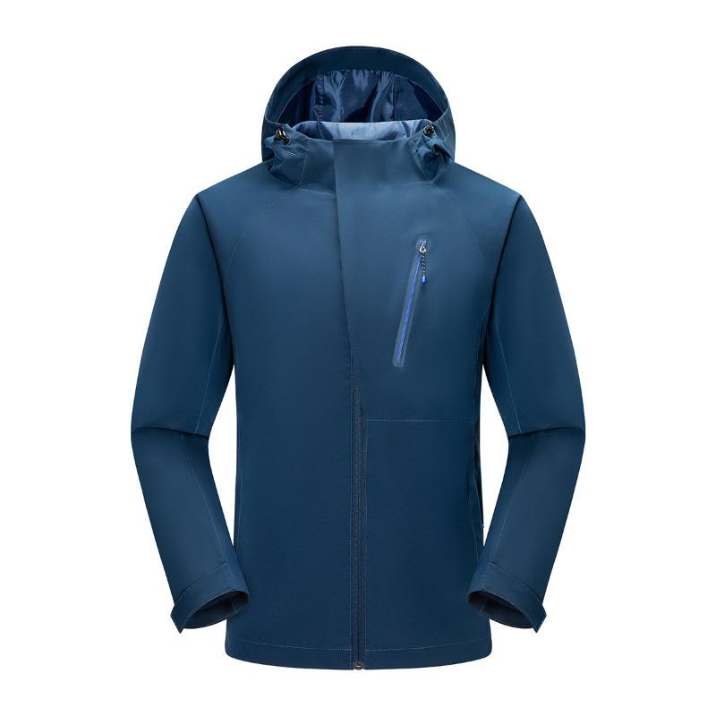 Autumn and Winter Outdoor Single-layer Jacket Men's, Jacket Trench Coat, Sports Outdoor Mountaineering Suit Single-punch Regular