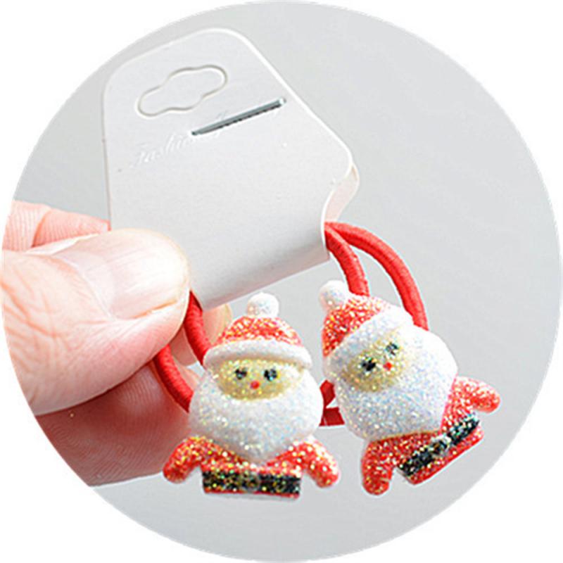Cartoon Christmas Headwear Cute Deer Ear Antlers Hairpins Barrettes Santa Claus Snowman Headband Hair Rope Children Headdress