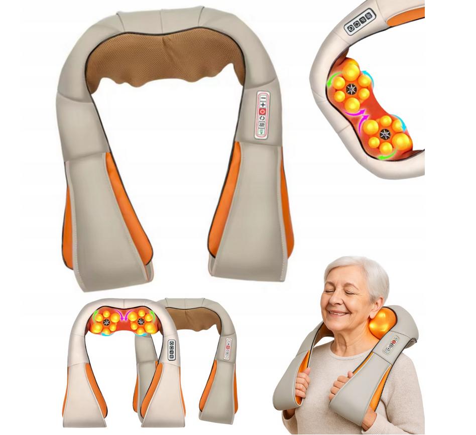 Electric neck and back body massager