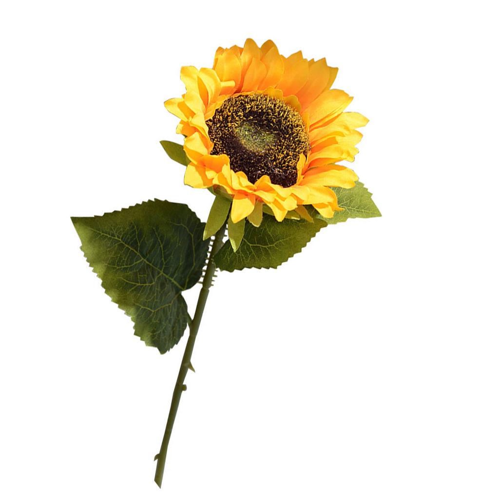 Simulation Sunflower Pastoral   Artificial Flower False Silk Sunflower for Home Decoration