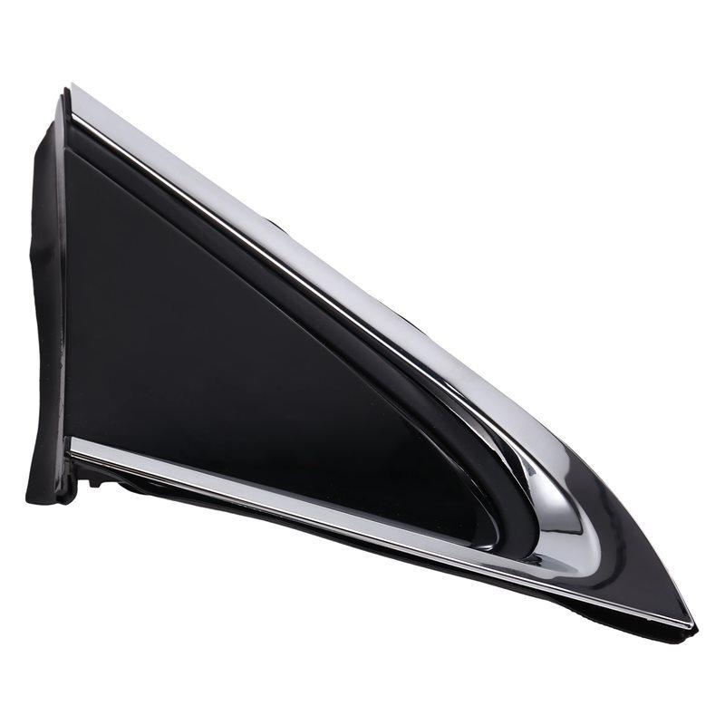 

For Ford Edge 2015- Car Side Mirror Molding Triangle Front Pillar Trim Plate Garnish Panel FK7B17074AE5UAW R BlackSilver Plated