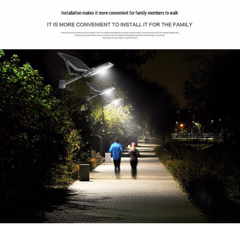 Golden Bean LED Solar Street Light for Garden and Courtyard