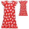 Dress Girl Red Leaf Dress Summer Dress Halloween Christmas Cosplay Skirt