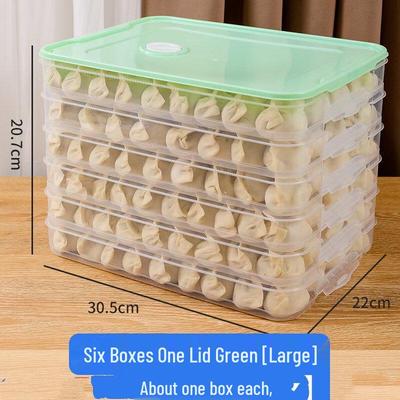 ZISIZ Dumpling Freezer Storage Container