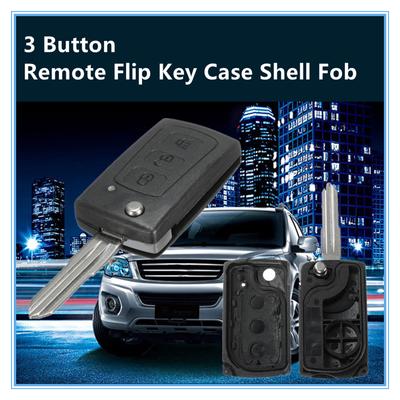 3 taste Klapp Fernbedienung Schlüssel Shell Mit Schlüssel Embryo Mit Batterie Halter Great Wall Für Great Wall HAVAL HOVER H3 H5