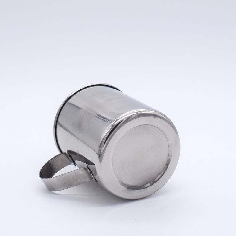 Simple stainless steel water cup with handle, convenient and easy cup, outdoor mountaineering water cup, coffee cup, water cup