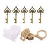 50Pcs/Set Key Bottle Opener With Tag Card Twine Yarn Bag Suitable For Wedding Gift Baby Shower Party Christmas Home Decor Gifts