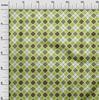 oneOone Cotton Flex Hellgrüner Stoff Argyle Check Stoff zum Nähen Bedruckter Bastelstoff Meterware 40 Zoll