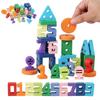 Zahlenblöcke, Zählpuzzle, Formen, sensorisches Holzspielzeug, Kleinkindspielzeug, Vorschulspielzeug, Lernaktivitäten, Spielzeug für Kinder ab 18 Monaten, Spielsets