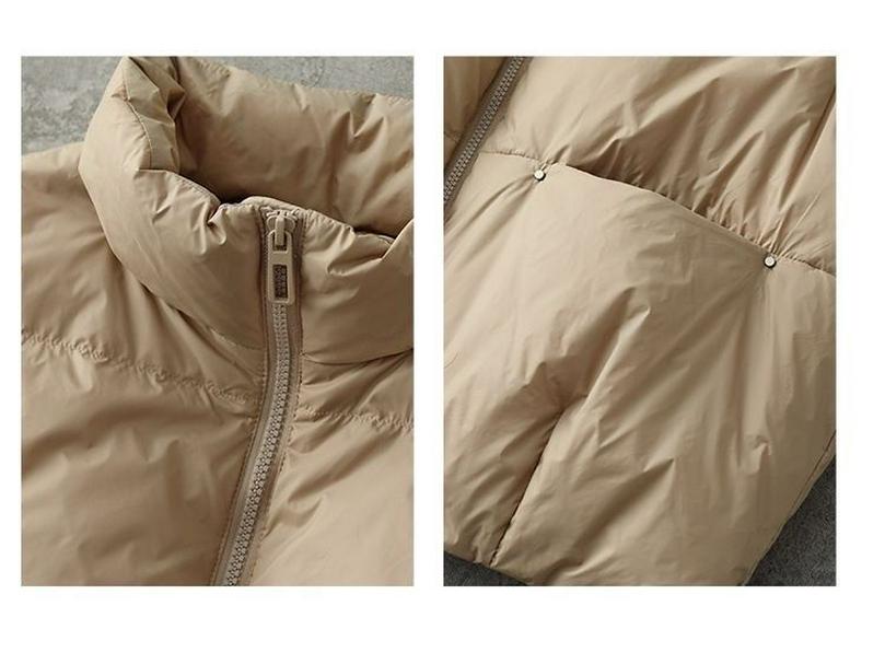Women's Plus Size Down Cotton Vest - Short, Loose, Trendy Outerwear for Autumn/Winter 2023