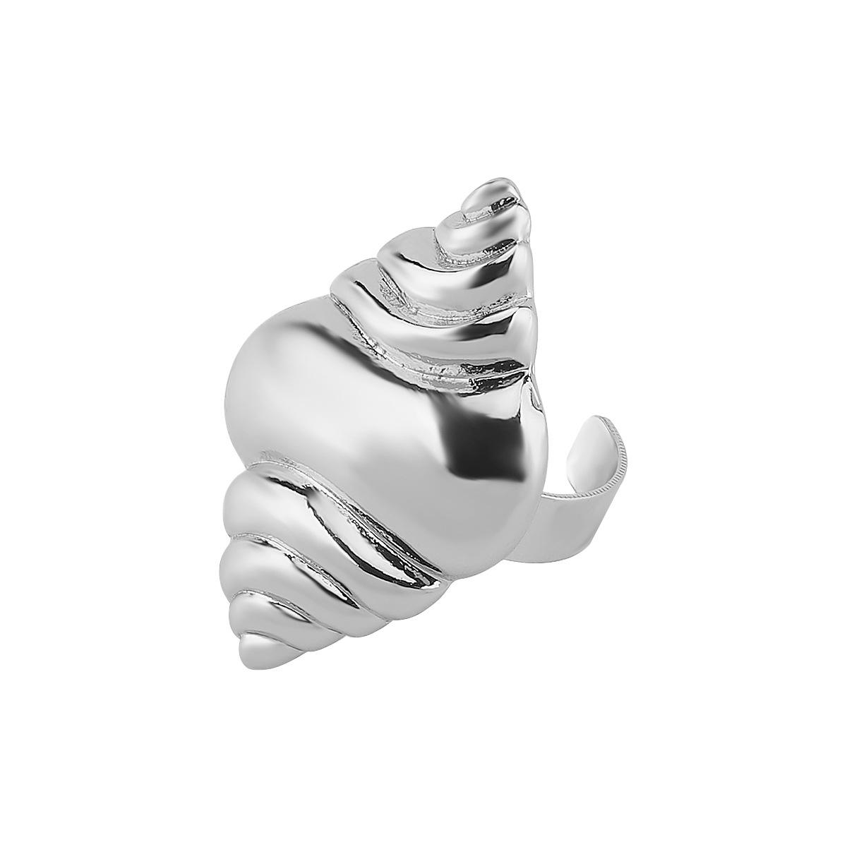 Европейский и американский ретро креативный сплав ракушка ожерелье, пляжный океанский ветер дизайн изысканные серьги кольцо