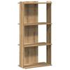 VidaXL 3-Tier Bookcase Artisan Oak 60x30x120 Cm, Shelf, Bookshelf, Storage Shelf 860273