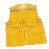 Volunteer Vest for Event Work Clothes with Multi Pockets Yellow Public Welfare Activities Supplies Type 1 M