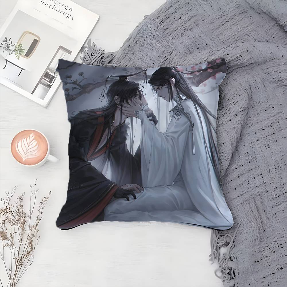 G-Grandmaster of Demonic Cultivation-MT Pillow Case Printing Pillowcase Living Room Sofa Cushion Cover Bedroom Room Decor