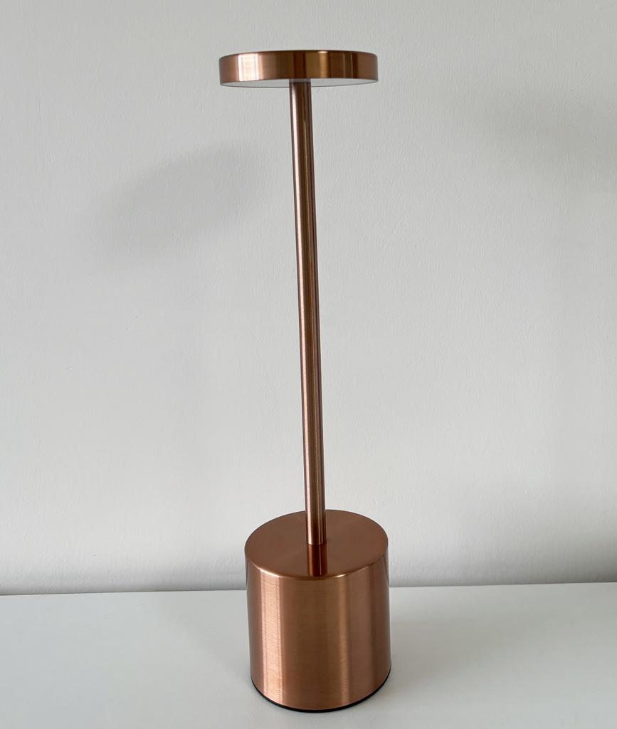 Lampka nocna LED z akumulatorem USB, bezprzewodowa, dotykowa, stołowa, do klubów, barów, hoteli, domów, ściemnialna, nastrojowa lampa biurkowa