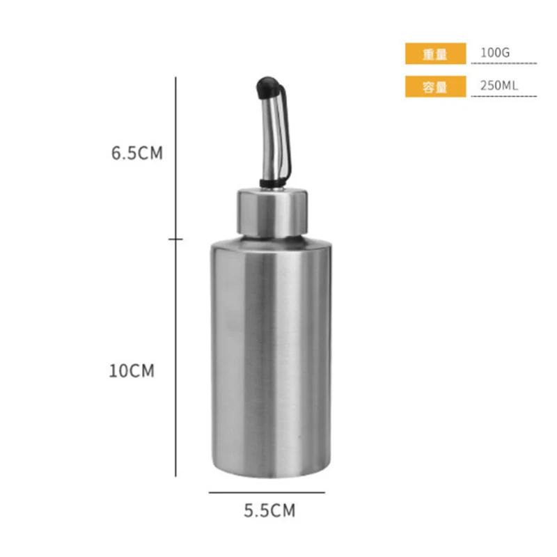 

YOMDID Нержавеющая сталь Герметичный Пылезащитный Масленка Практичная Бутылка для уксуса и соевого соуса Масленка Контейнер для приправ Кухонный Инструмент для хранения
