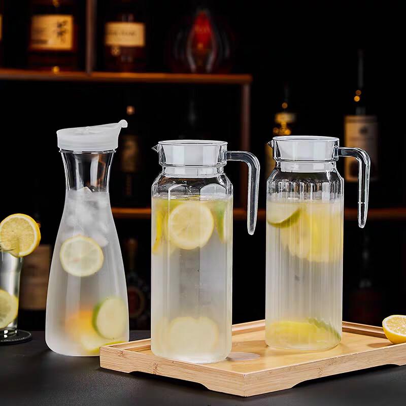 ZhiShi Striped Acrylic PC Cold Water Pitcher Set