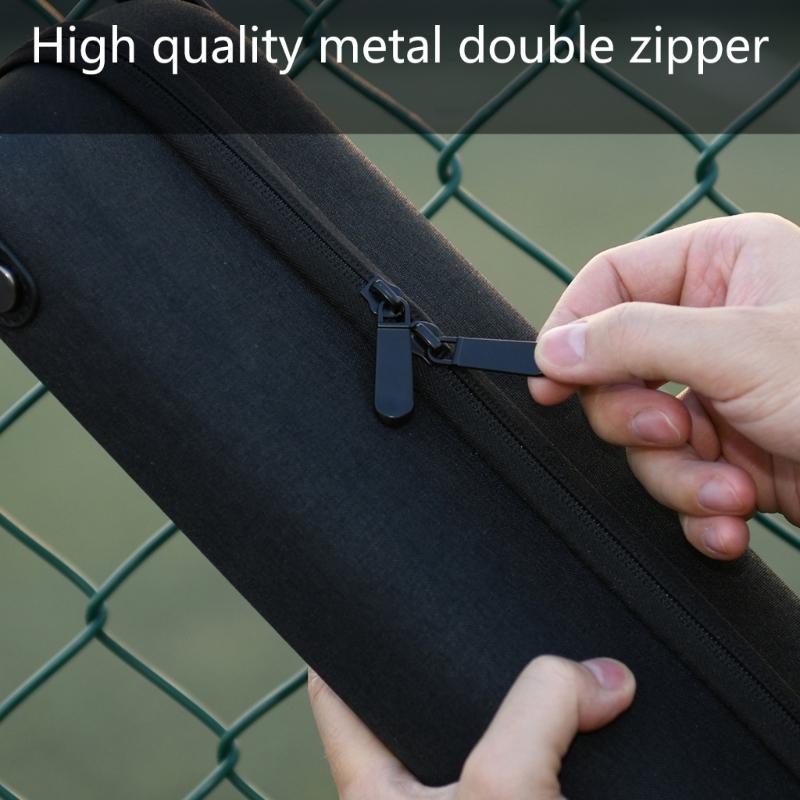 Portable EVA Case Carrying Storage Bag for Wireless Two Microphones Receiver for Travel Office Home, Case Only