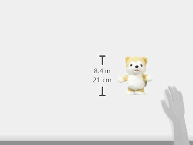 BESTEVER Moving Plush Toy, Talking, Walking Puppy, Akita Dog, 49074