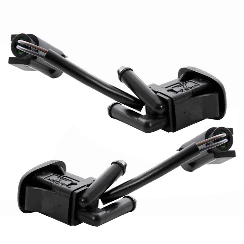 1 Pair for -BMW E39 5-Series 1997-2003 525I 528I 530I 540I M5 Windshield Washer Nozzle Heated Dual Inlet Squirter Jet