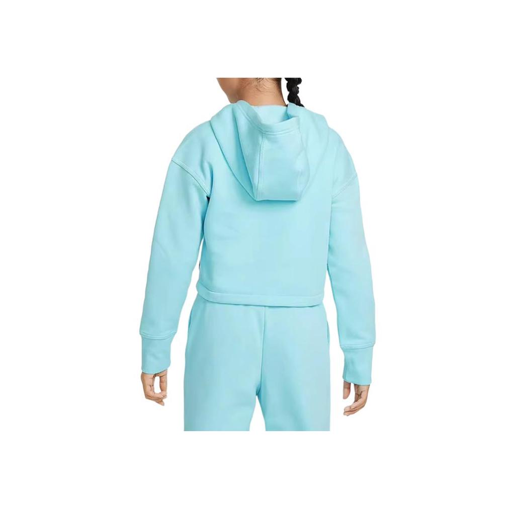 Nike American Vintage Sports Lifestyle Series Pullover Breathable Hoodie Kids Hoodies Light-Blue DJ5915-482