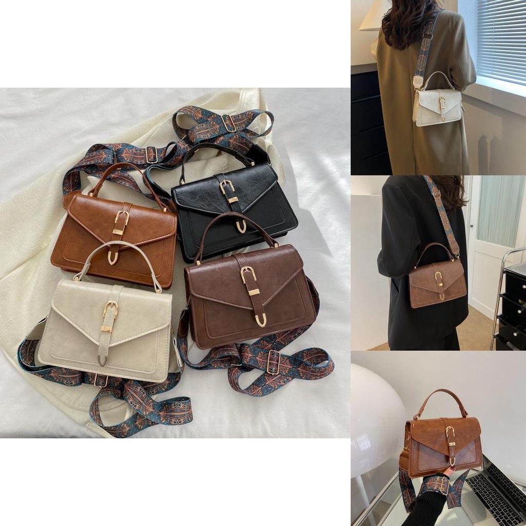 Stylish Women's Shoulder Bag With Retro Pu Material Trendy Small Square Bag For Spring 2023