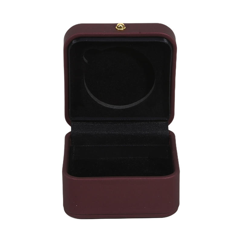 

45mm Groove Commemorative Coin Storage Box Coin Presentation Display Box Holder Square Imitation Leather Coin Storage Boxes темно-красного