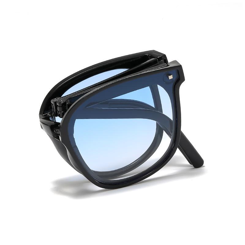1PC New Foldable Second-generation Sunglasses, Advanced Sunscreen Sunglasses, Women's Trend Outdoor Travel Vacation Driving Glasses
