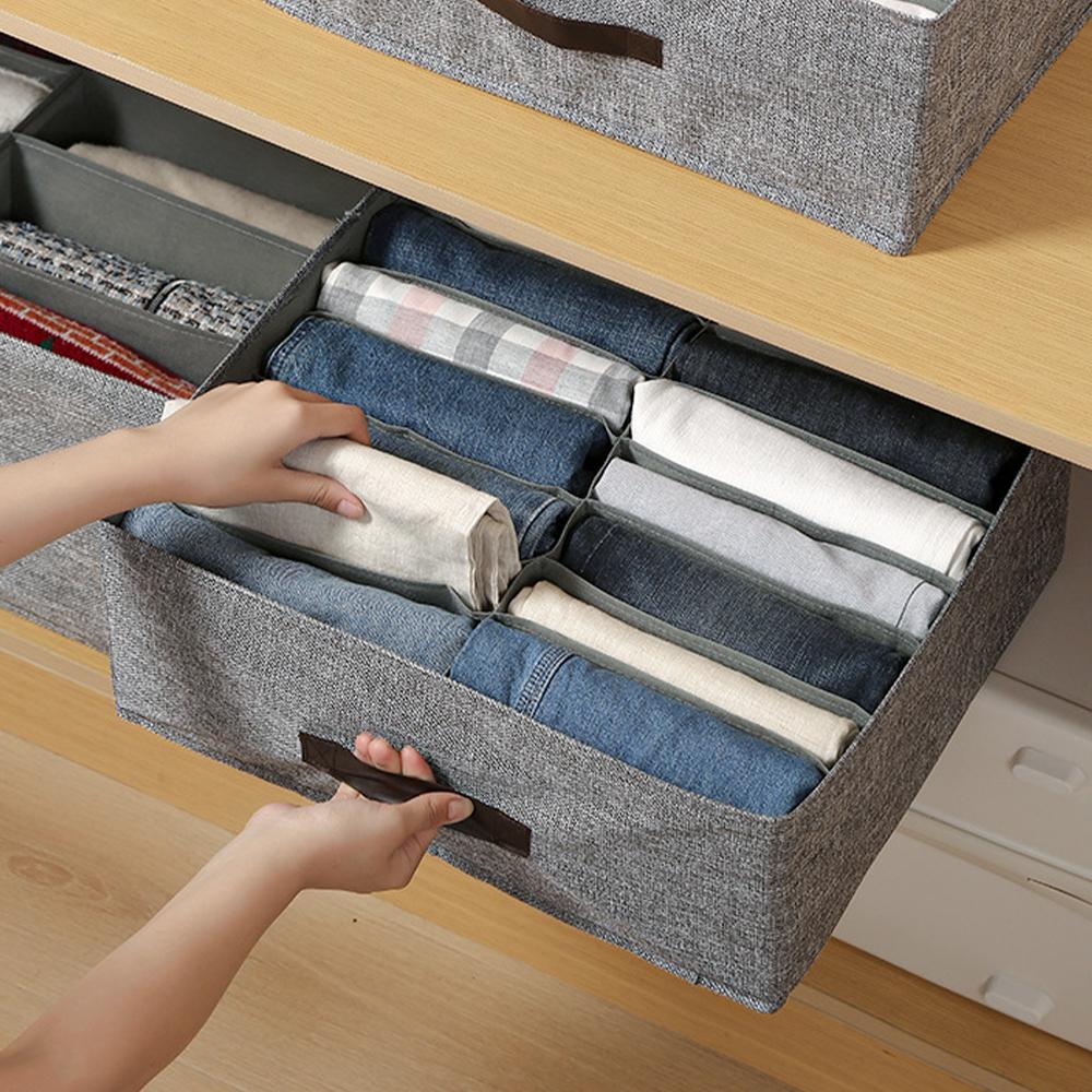 Closet Clothes Organizers Pants Sweater T-Shirt Storage Box Wardrobe Cabinet Drawer Compartment Organizer Boxes Bedroom Storage