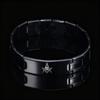 Minimalist Geometric Stainless Steel Bracelet 9mm Unisex Modern Bangle Daily Wear Gift