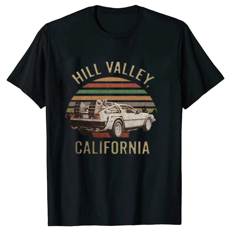 Hill Valley T-shirt, Back to The Future Shirt, Marty Mcfly, Hill Valley, Classic Men Women Tees Tops Harajuku Streetwear