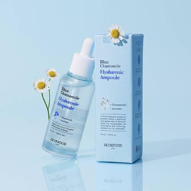 SKINFOOD - Blue Chamomile Hyaluronic Ampoule 50ml