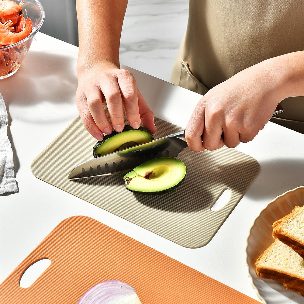 1/3Pcs Kitchen Tools Multicolor Easy To Clean Nonslip Plastic Chopping Board Food Cutting Block Mat Tool Kitchen Cook Supplies