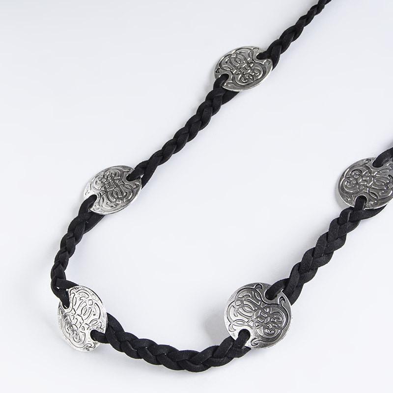 Style Bohemian Metal Decor Knot Design Women Casual Woven Belt For Daily
