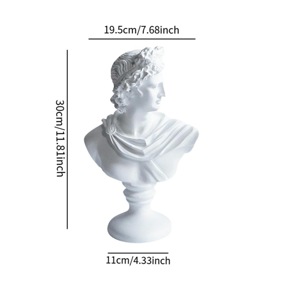 Griechische Mythologie Figur Büste für Heimkunstdekor Mehrzweck Kopfstatue