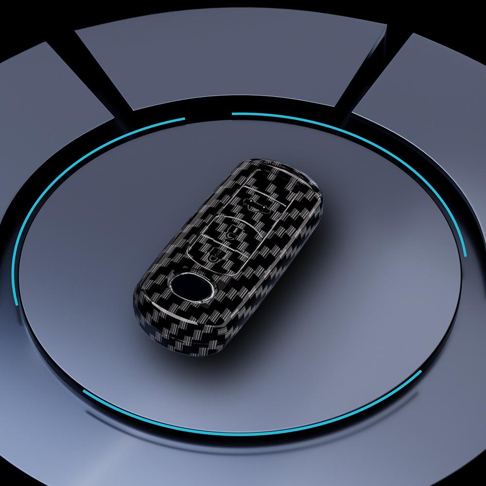 Fashion Abs+Carbon Fiber Car Remote Key Case Cover For Mazda 2 3 6 Axela Atenza Cx-5 Cx5 Cx-7 Cx-9 2014   Up