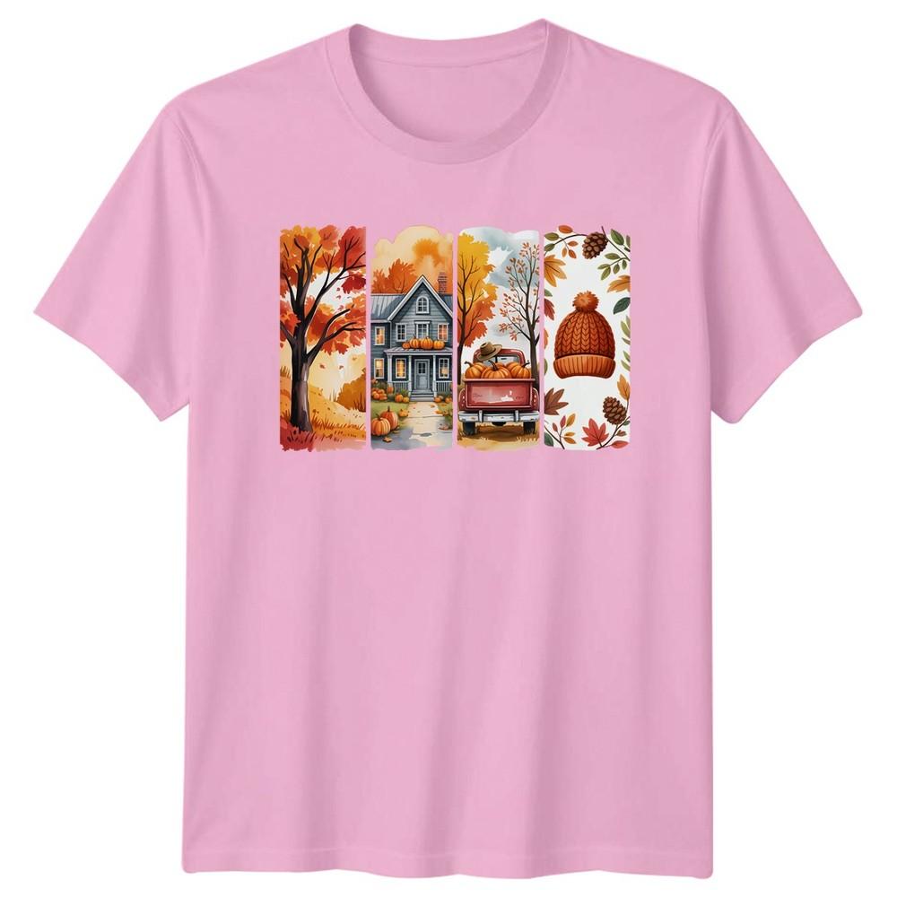 Cozy Autumn Vibes Pumpkin Patch TShirt Farmhouse Fall Gift For Him And Her
