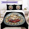 Car Maintenance Symbols Pattern Bedding,Quilt Set Quilt Cover Pillowcase Home Birthday Gift (1*duvet Cover+2*pillowcase,without Core)