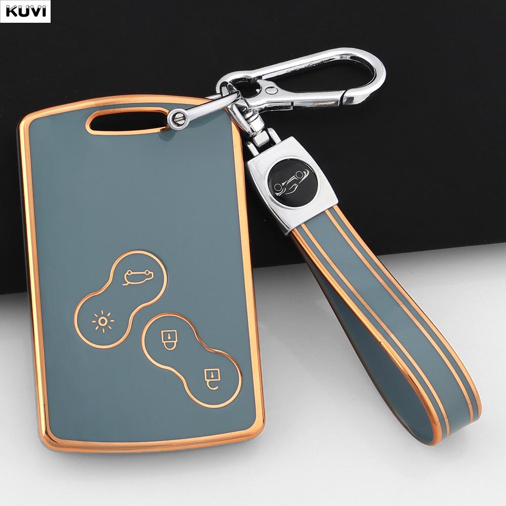 Tpu Auto Smart Key Fob Cover Case Housing Remote Fit For Renault Duster Captur Clio Logan Megane 2 3 Koleos Scenic Nema Fluence Zeo Kaptur