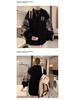 Men's Embroidered Chinese Style Round Neck Hoodie, Plus Size, Spring/Autumn Casual Top