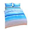 Home Soft Duvet Cover Sets Beding Set Hot Printed Blue Ocean 2/3 Pcs Set Pilowcases featuring Soft Duvet Cover King-Sized Dimensionsd Dimensions Drop