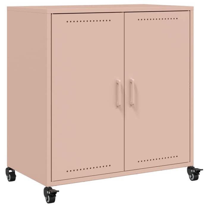 VidaXL Buffet, Cabinet with Door, Cupboard with Storage, Living Room Organizer, Home Interior, Pink 846657