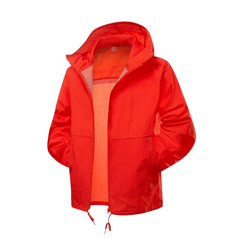 

Солнцезащитные топы Мужская уличная антибактериальная легкая и дышащая солнцезащитная одежда Женские комбинезоны с защитой от УФ-лучей Индивидуальный заказ 5XL ярко-оранжевый