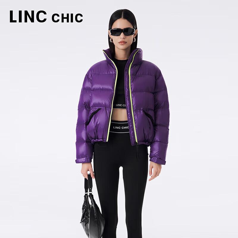 JINYUJIE Women's Short Stand Collar Puffer Down Jacket
