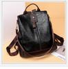 Dam Retro Anti-Stöld PU Ryggsäck - Casual Outdoor Travel Bag 2025