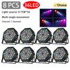 3w*60 Led Rgb 3 In 1 Par Light Dmx 512 Sound Control Dj Party Lights Wedding Disco Lights Ballroom Club Projection Stage Lamp